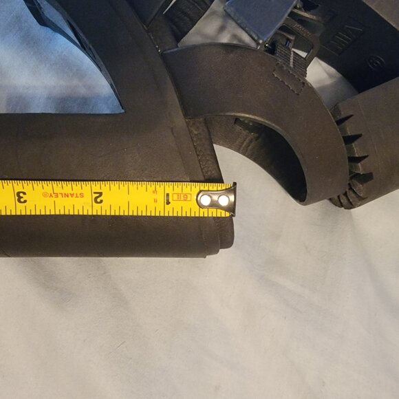 MIA Black strappy Sandals with block heel size 6 - Picture 10 of 11